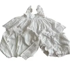 GAP 刺繍ドレス ショートパンツ カーディガン 3点セット