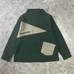 00's vintage ハイネック ニット 切り替えデザイン archive