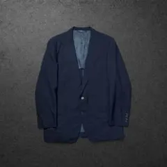 90sポロラルフローレンネイビーテーラードジャケットL相当AB7クラシックウール