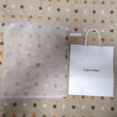 カルバンクライン ショップ袋 シール付き