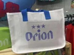 オリオンビール　ホワイト　白　メッシュ　トートバッグ