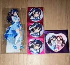 ラブライブ μ's ポップアップストア 園田海未 アクスタ 缶バッジ