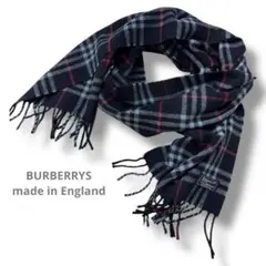 人気 BURBERRY バーバリー ウール チェック マフラー ノバチェック