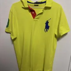 POLO RALPH LAUREN イエローポロシャツ M