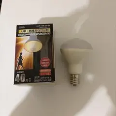 OHM 人感・明暗センサー付 LED電球 LDR4L-W/S-E17 9