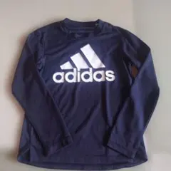 adidas 黒 Tシャツ 2XS（140センチ）