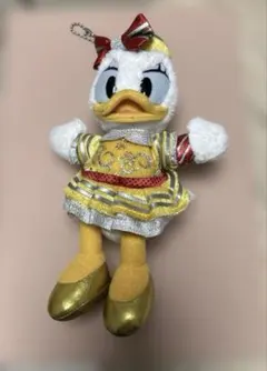 ディズニー 30周年 デイジーぬいぐるみキーホルダーバッジ