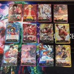 ワンピースカード　ルフィ　リーダー　12種類