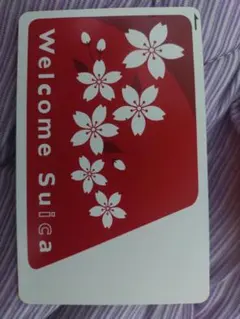 Welcome Suicaカード 桜デザイン