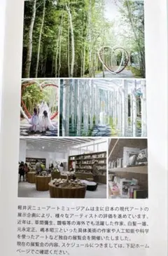軽井沢ニューアートミュージアム 展覧会 無料観覧券２枚のサムネイル