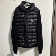 XXLモンクレールCARDIGAN TRICOT ニット切替 ダウンジャケット