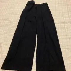 ブラッシュドジャージーワイドパンツ　XS 低身長用