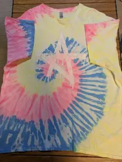 スターダム STARDOM タイダイTシャツ レインボー 2XLプロレスTシャツ