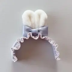ドール用 小物　カチューシャ うさぎ ねんどろいどどーる オビツ11 1/12
