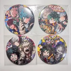 ヒロアカ展 缶バッジ 緑谷出久 爆豪勝己 轟焦凍