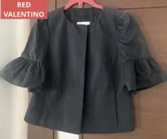 RED VALENTINO レッドバレンチノ　フリル　半袖　ジャケット　ブラックのサムネイル