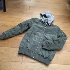 H&M ジャケット　kids グリーン　120〜130