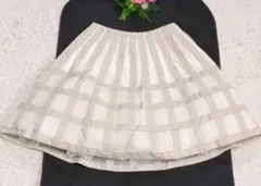 デイジーリンフォクシー　パニエ付きスカート　ボリュームスカート　シルク100%