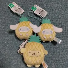 산리오 フルーツきぐるみマスコット 3個セット