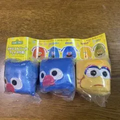 セサミストリート　フェイス巾着　3点セット