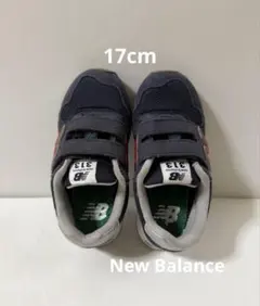 New Balance 313 ネイビー/レッド 17cm
