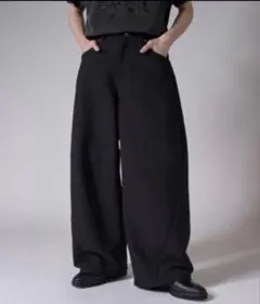 Lui's カーブスラックス　ブラック