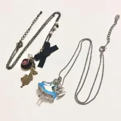 不思議の国のアリス　ネックレス　2点セット