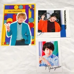 横山裕 18祭 LIVEグッズ チェキ メモ帳 3点セット