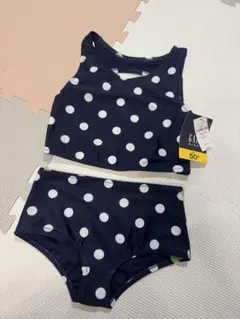 ⭐️新品　タグ付き⭐️GAP 女の子用 水玉セパレート水着 S 120