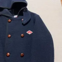 DANTON ダントン　ウールモッサ ジャケットくるみボタン レディース フード