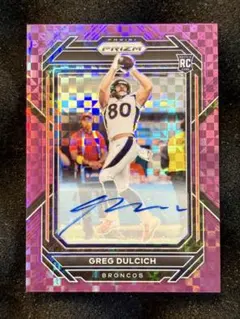 Panini Prizm Greg Dulcich 直筆サインカード