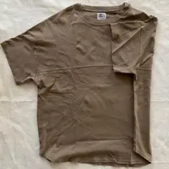 【CAMP7】エンボスロゴTシャツ ブラウン Mのサムネイル