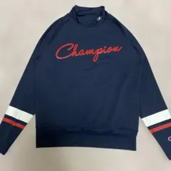 Champion ネイビー ハイネック インナートップス美品‼️