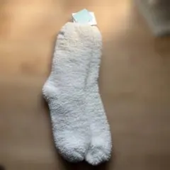 kashwere クリーム色 ソックス Fサイズ