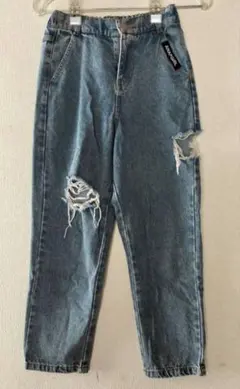 ANAPGiRL アナップガール ダメージデニムパンツ XS 140