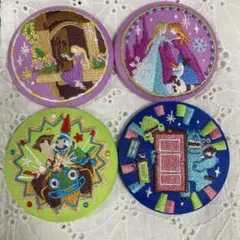 ディズニー刺繍缶バッジセット