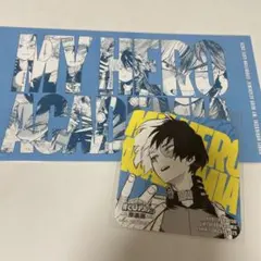 ヒロアカ原画展 カフェ ポストカード コースター 轟焦凍