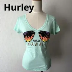 平成ギャル　ピタT ピチT 深Vネック　Hurley Tシャツ y2kのサムネイル