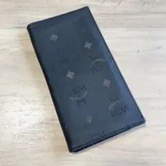MCM ブラックレザー 長財布　ヴィンテージ