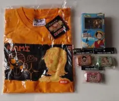 ワンピース ネックストラップ ルフィ・プチ缶ケース・ほっかほっか亭コラボTシャツ