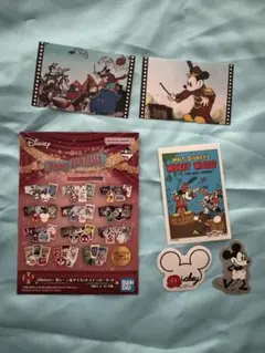 一番くじ　ディズニーファンタジア　H賞ミッキー名シーン&ダイカットステッカー