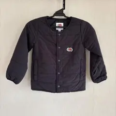 FRUIT OF THE LOOM キルトノーカラージャケット　黒　110のサムネイル