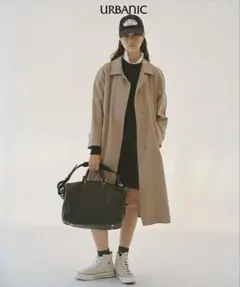 美品 urbanic30 ステンカラーコート トレンチコート - メルカリ