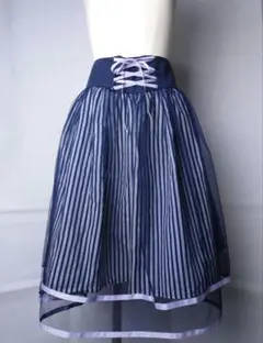 未着用 axes femme　POETIQUE ストライプ フレアスカートのサムネイル