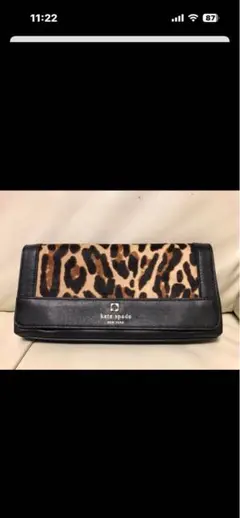 ひろみ様専用にてお願いします kate spade 本革クラッチバック　美品