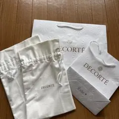 DECORTÉ ショップ袋・巾着袋 4点セット