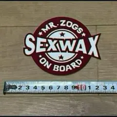 レア! SEXWAX ステッカー On board 赤 サーフィン