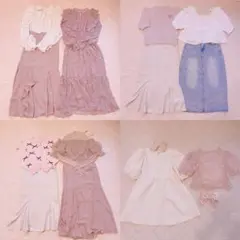 全13点♡春・夏レディースコーデセット♡まとめ売りピンクガーリーSNIDELなど