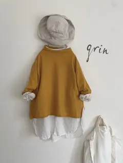 新品　grin ｜グリン ニット ウインドプルオーバー