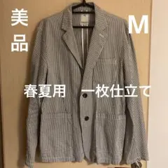 ストライプ テーラードジャケット